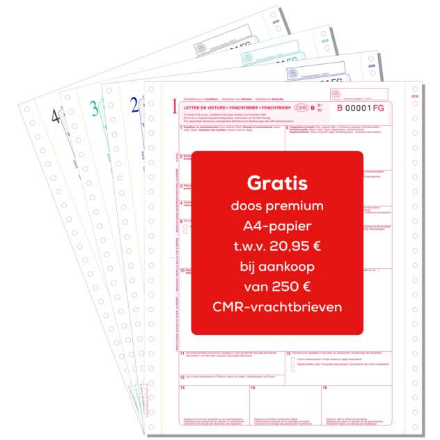 lettre de voiture remplie
